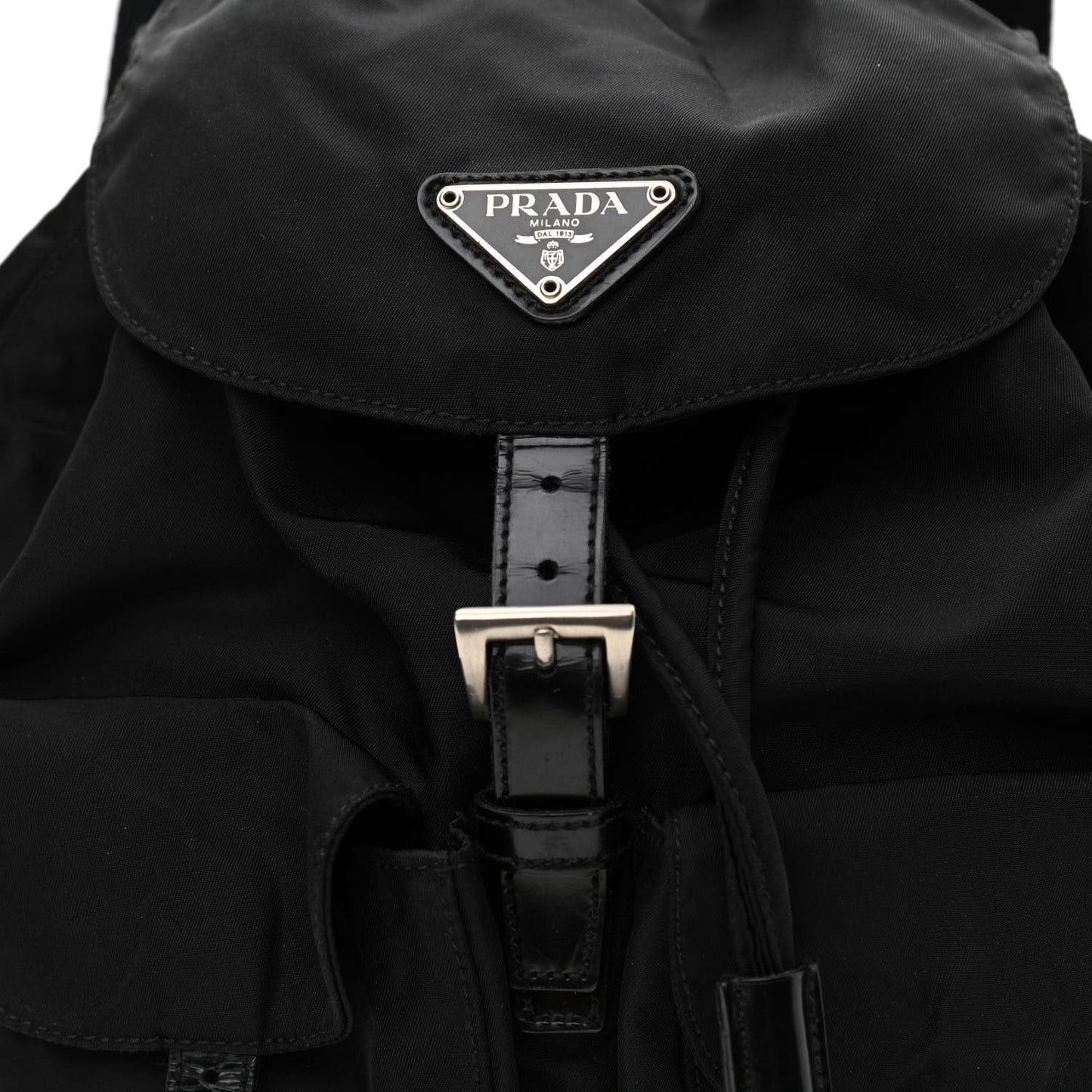 Tessuto Nylon Vela Small Backpack Black