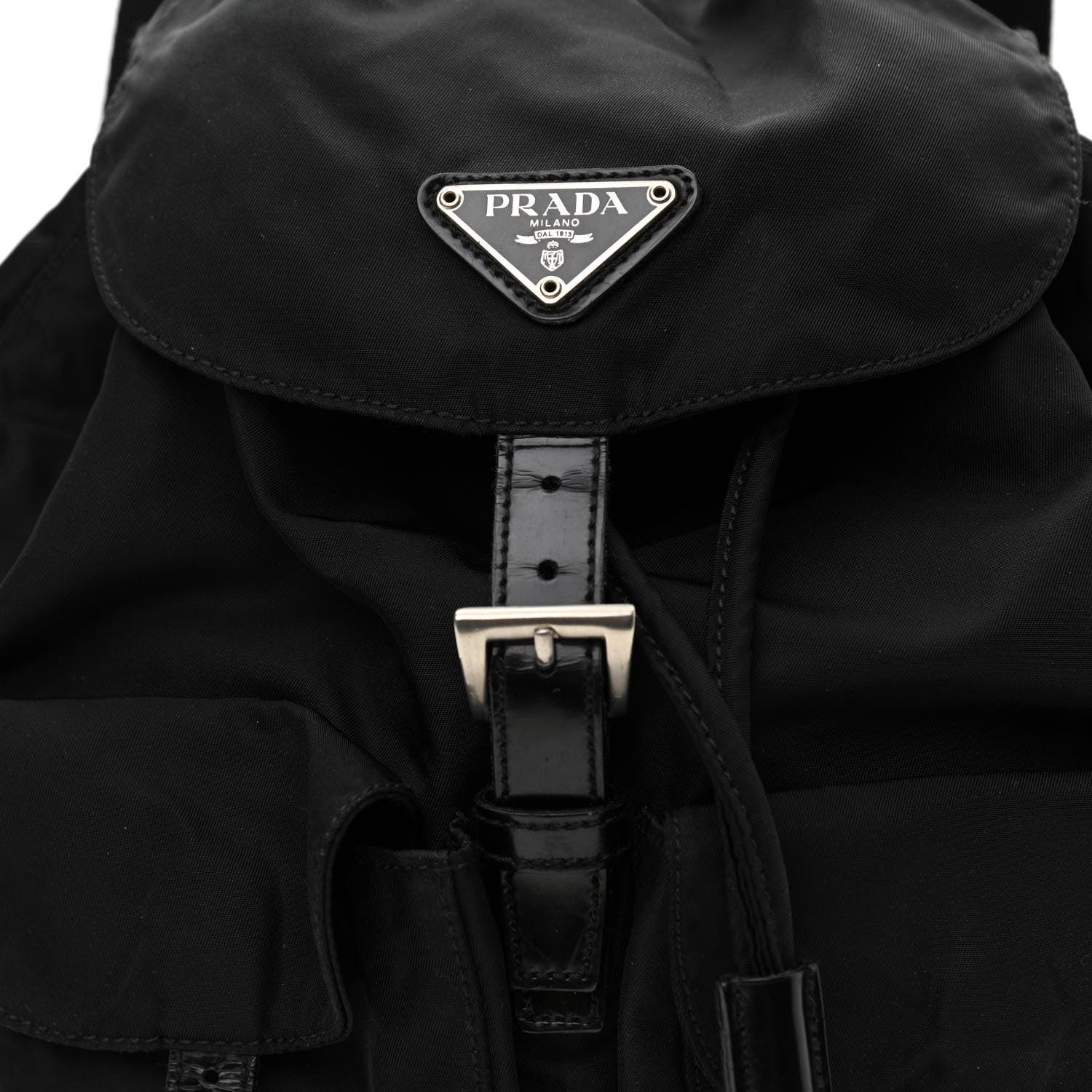 Prada Tessuto Nylon Vela Small Backpack Black 8 of 11