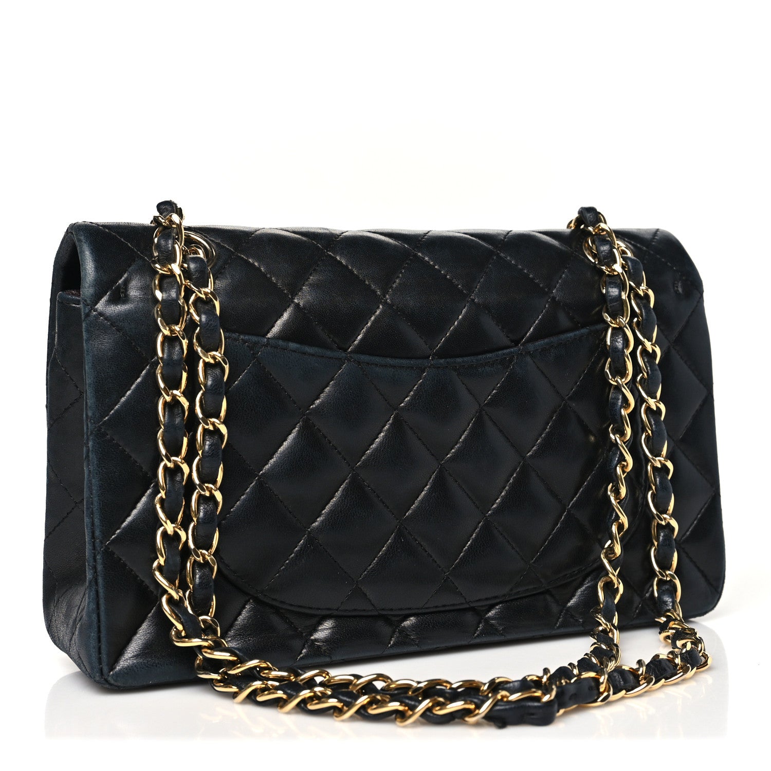 Chanel Lambskin Quilted Small Double Flap Black 4 of 15