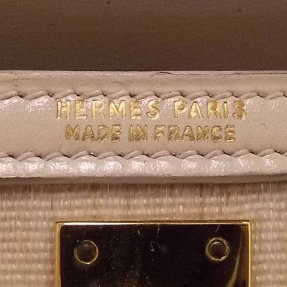 Hermes Toile Mini Kelly Tan 9 of 12