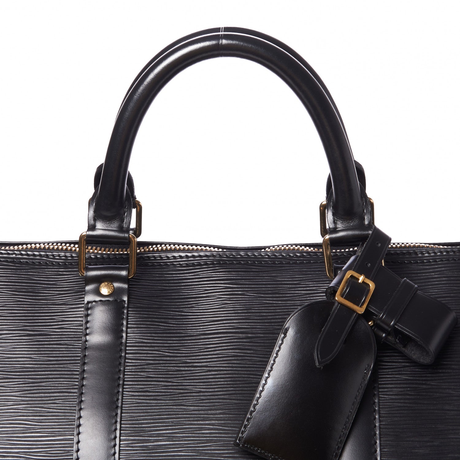 Louis Vuitton Epi Keepall 55 Black 7 of 11