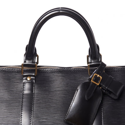 Louis Vuitton Epi Keepall 55 Black 7 of 11