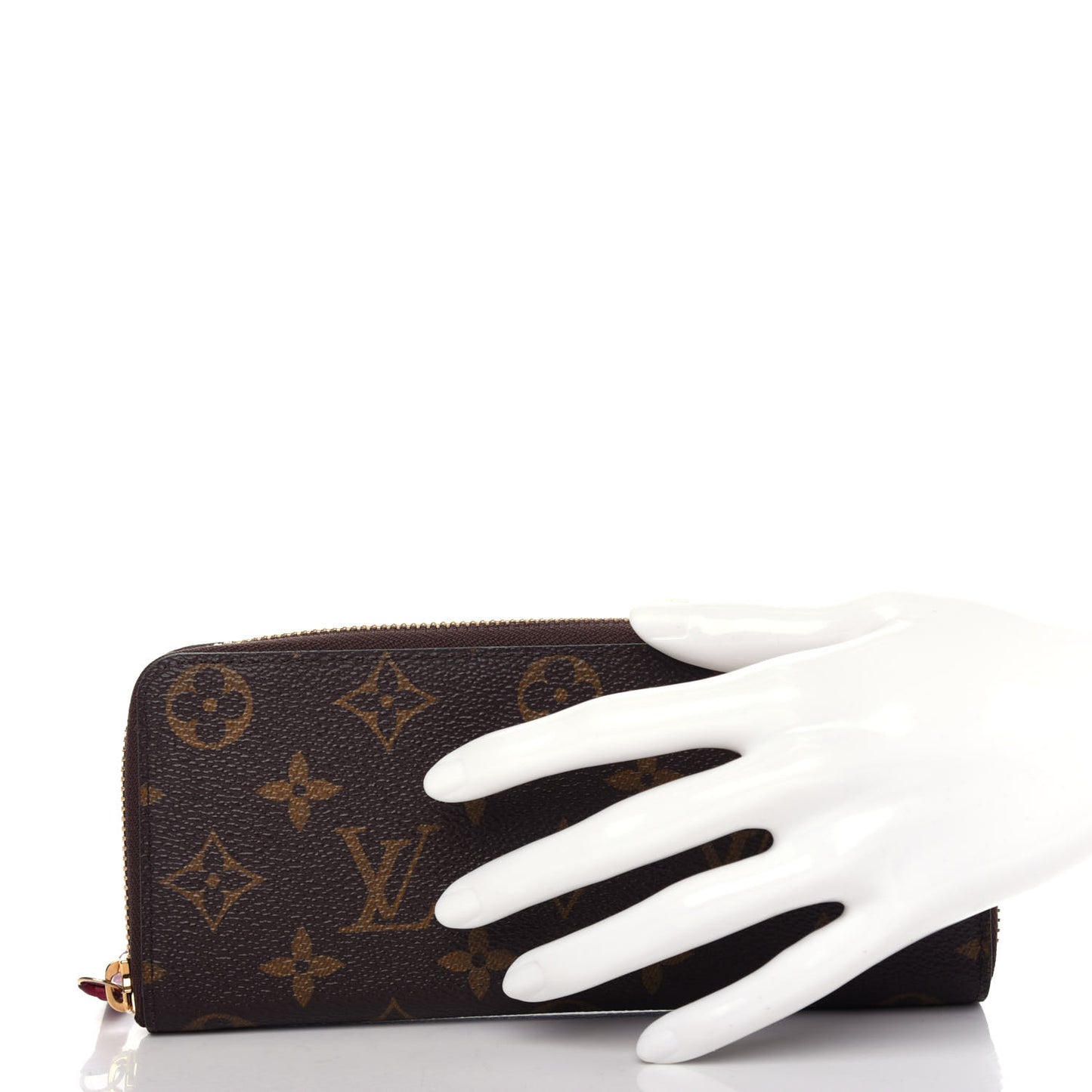 Monogram Clemence Wallet Fuchsia