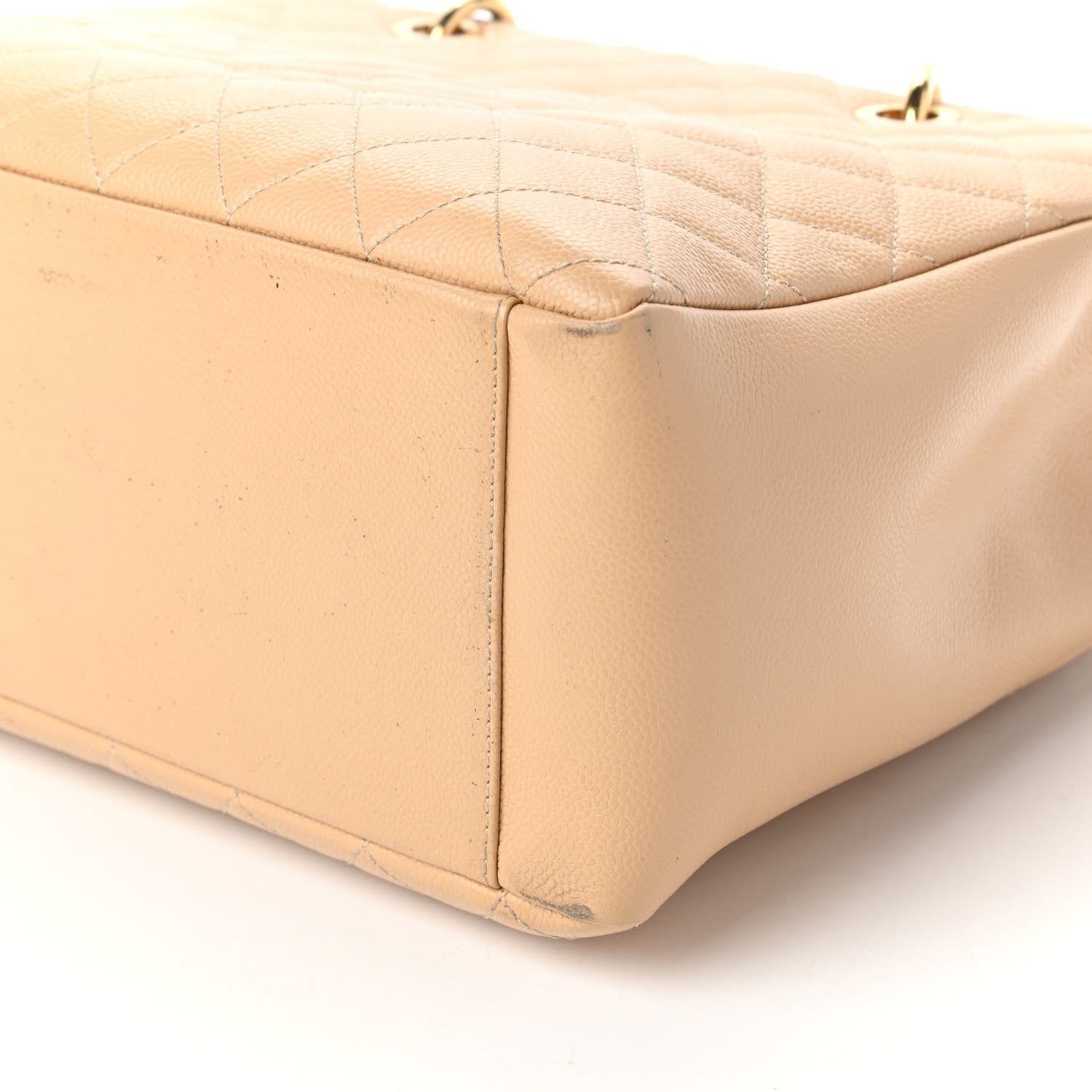 Chanel Caviar Quilted Grand Shopping Tote GST Beige Clair 7 of 12