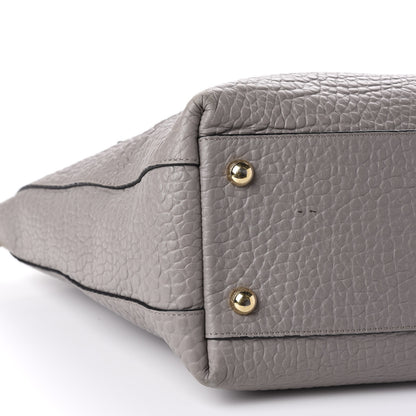 Burberry Signature Grain Calfskin Medium Welburn Tote Pale Grey 6 of 13