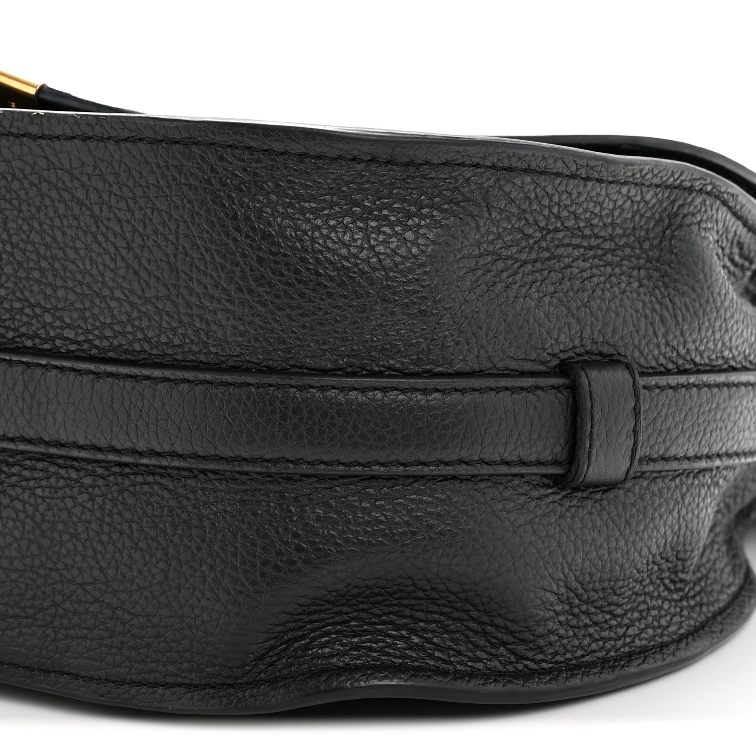 Chloe Calfskin Medium Marcie Round Crossbody Bag Black 26 of 34