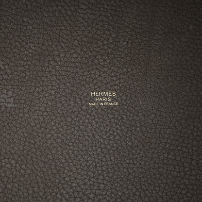 Hermes Taurillon Clemence Picotin Lock 22 MM Etain 6 of 10