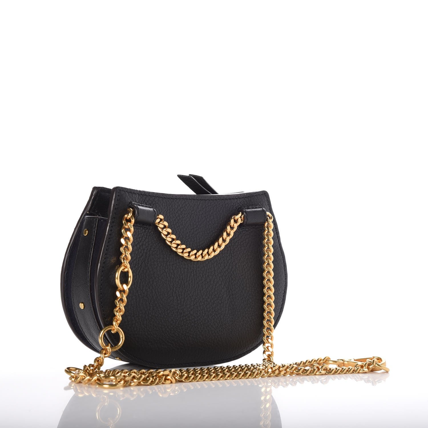 Chloe Calfskin Suede Mini Pixie Signature Belt Bag Full Blue 4 of 9