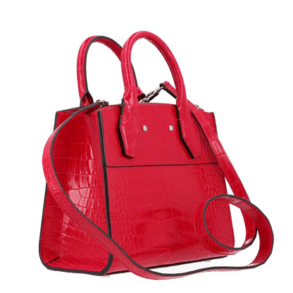 Louis Vuitton Alligator Mini City Steamer Red 3 of 10