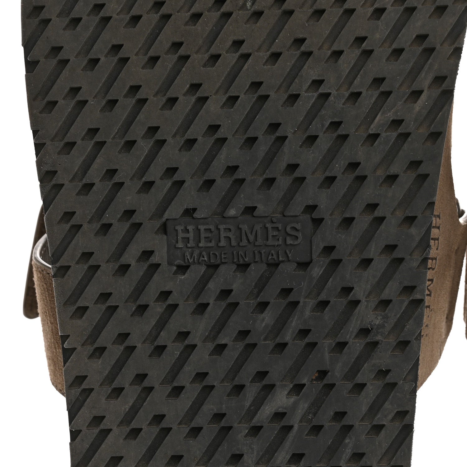 Hermes Suede Goatskin Mens Chypre Sandals 42 Etoupe 8 of 10