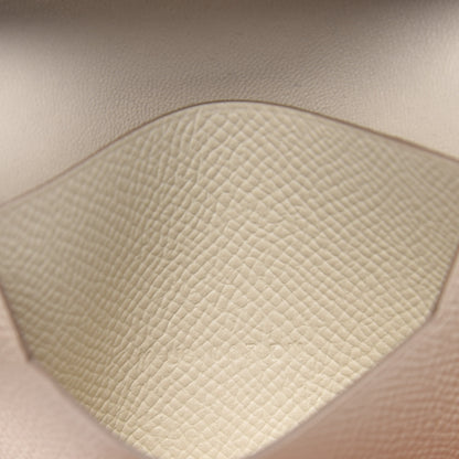 Hermes Epsom Bearn Card Holder Wallet Craie 7 of 8