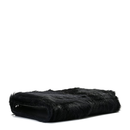 Jimmy Choo Faux Mink Varenne Chain Clutch Navy 3 of 8