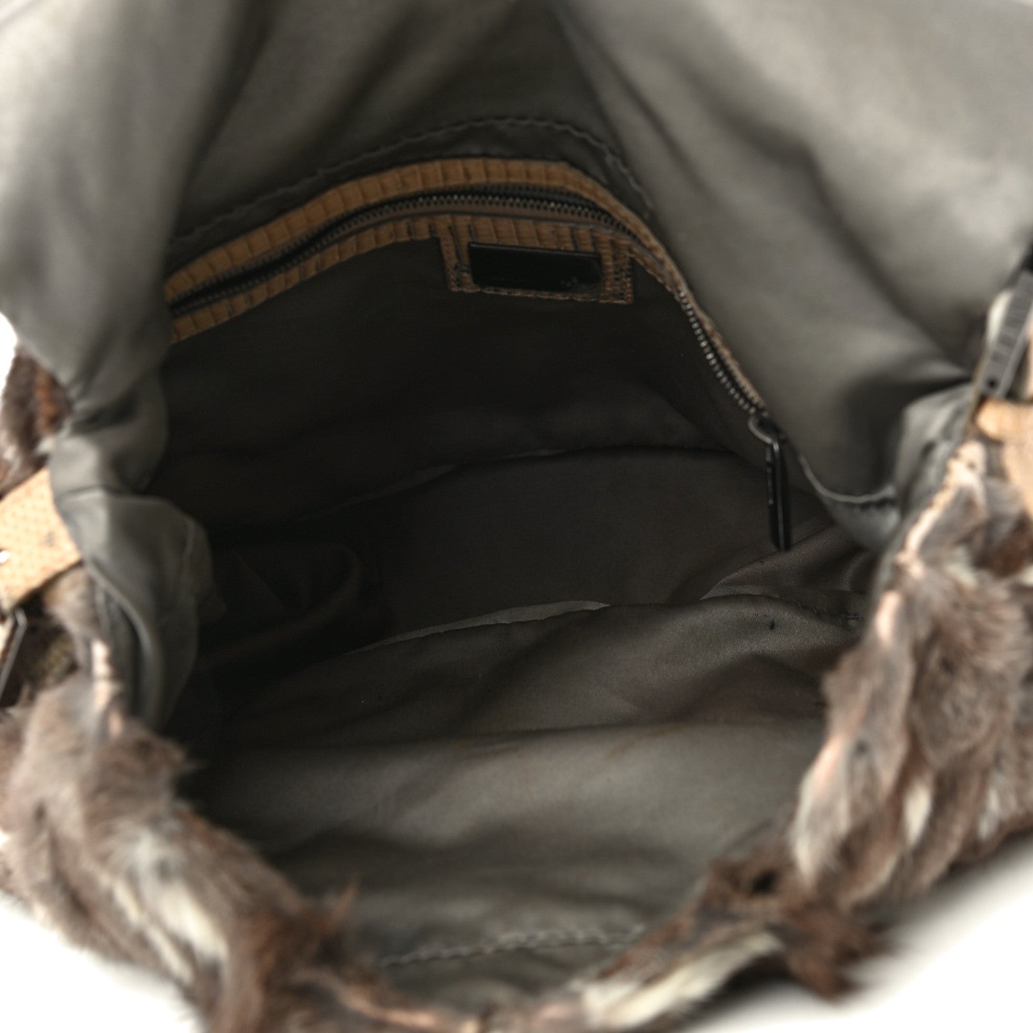 Fendi Rabbit Fur Mama Baguette Bag 5 of 17