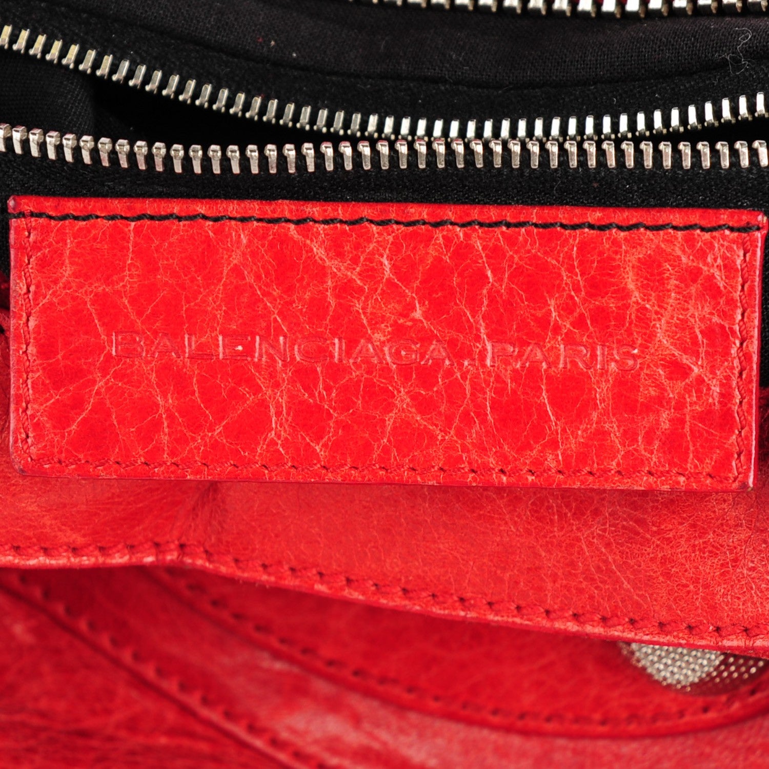 Balenciaga Chevre Giant 21 Silver Hardware City Tomate 7 of 8