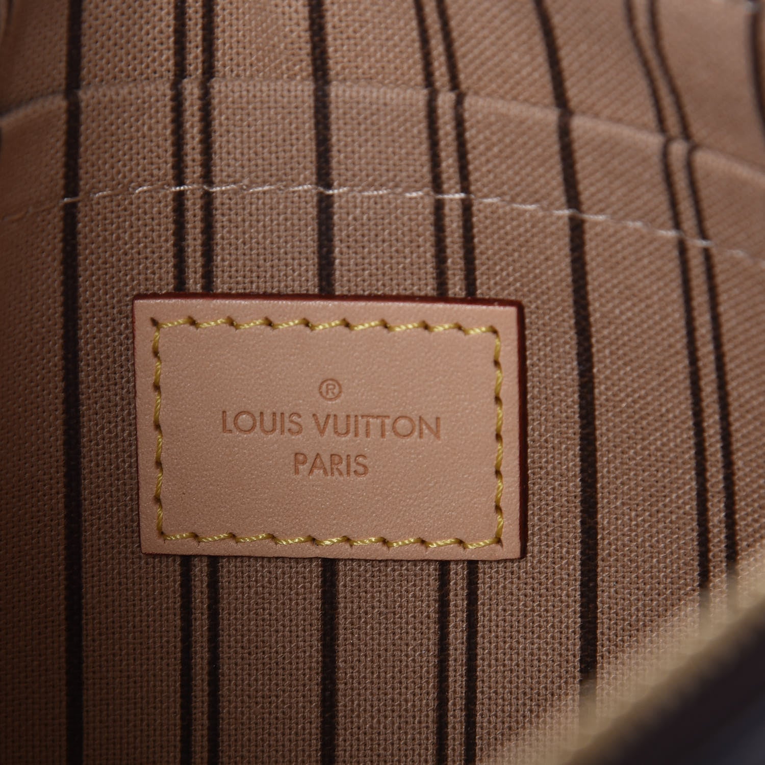 Louis Vuitton Monogram Neverfull MM GM Pochette 6 of 8
