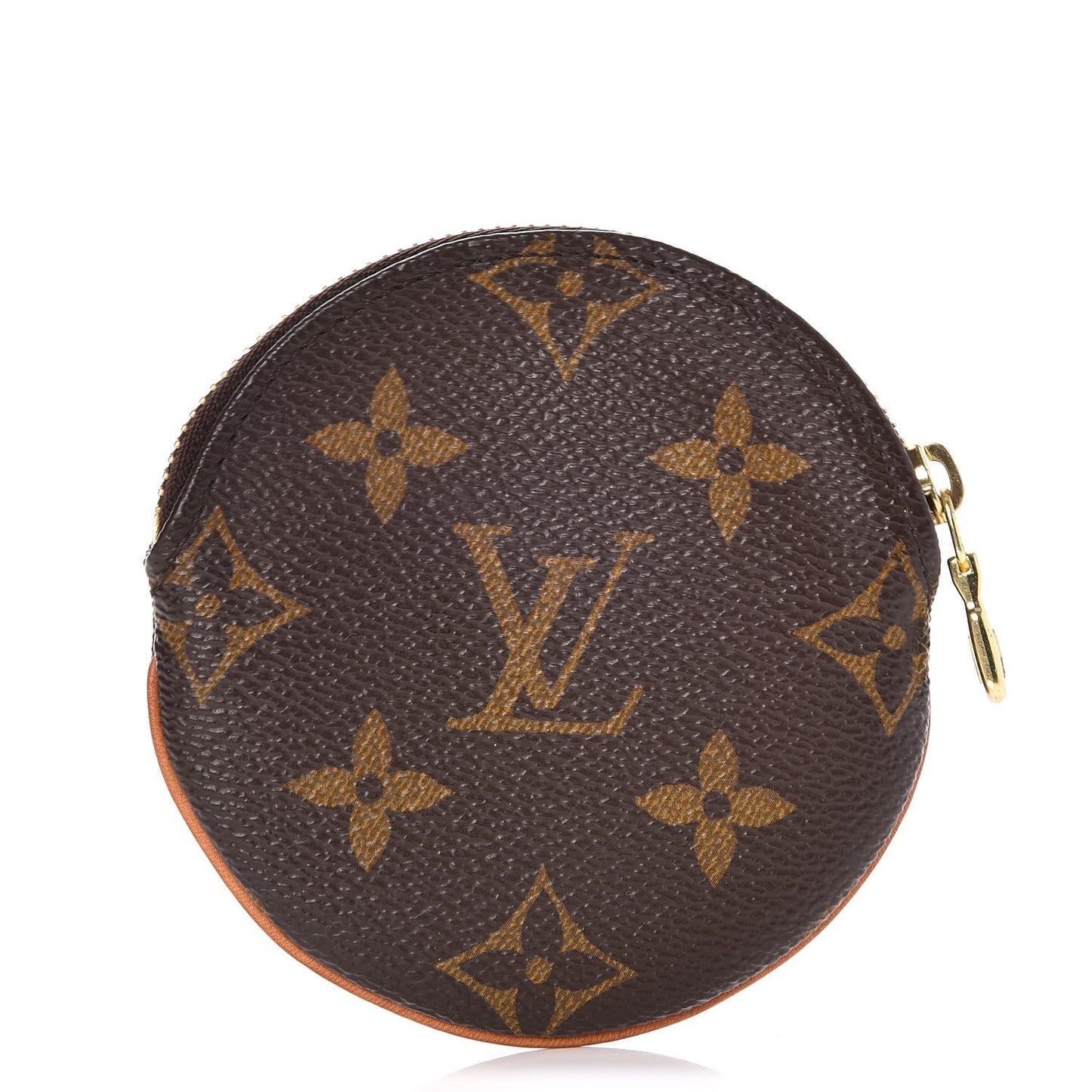Monogram Round Coin Purse