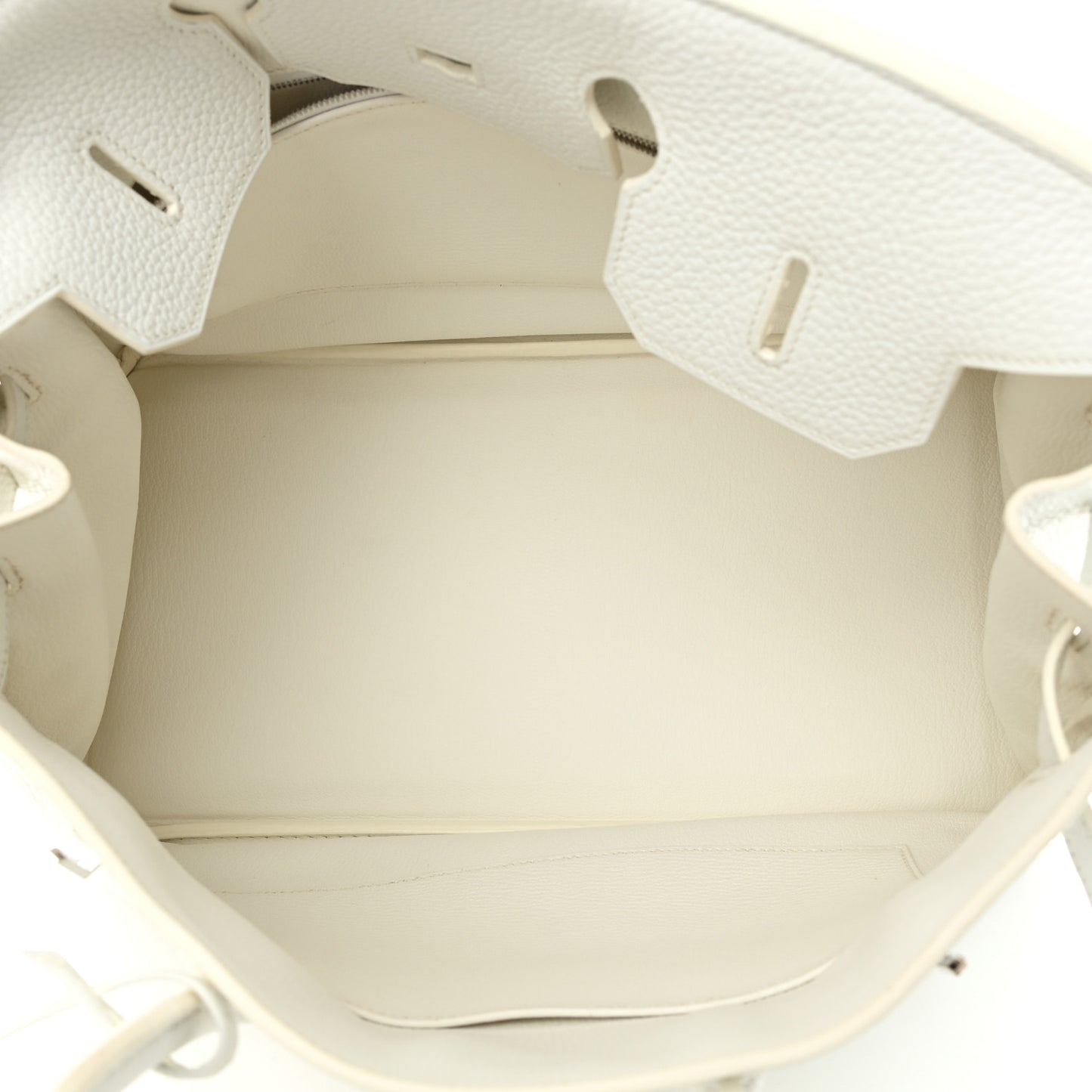 Taurillon Clemence Birkin 35 White