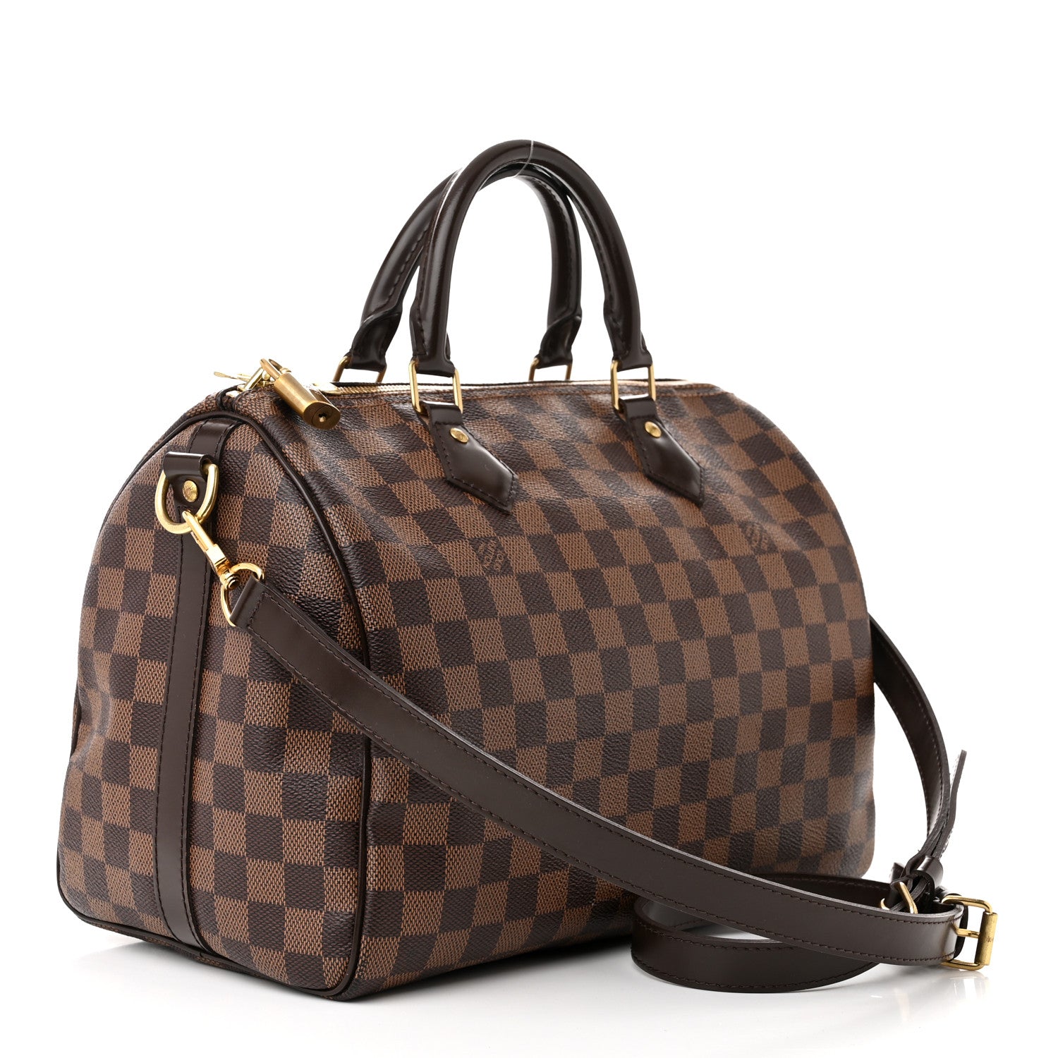 Louis Vuitton Damier Ebene Speedy Bandouliere 30 3 of 11