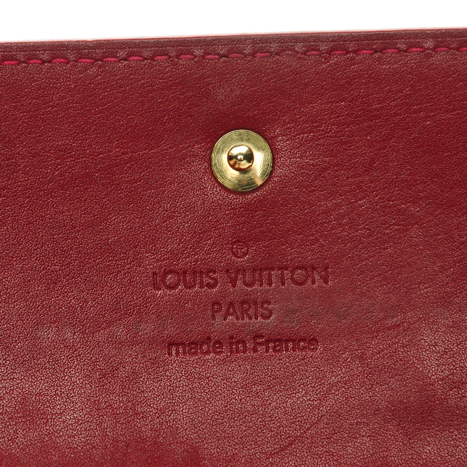 Louis Vuitton Vernis Porte Tresor International Wallet Pomme D'Amour 6 of 8