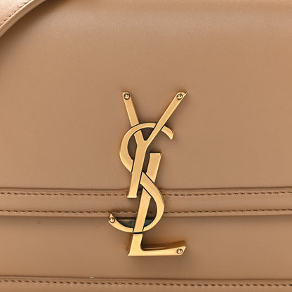 Saint Laurent Smooth Calfskin Small Solferino Satchel Beige 7 of 9