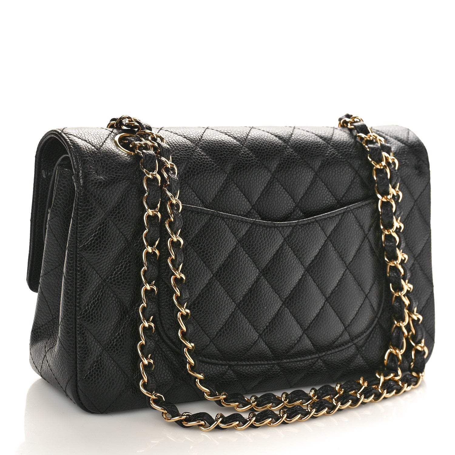 Chanel Caviar Quilted Medium Double Flap Black 3 of 9
