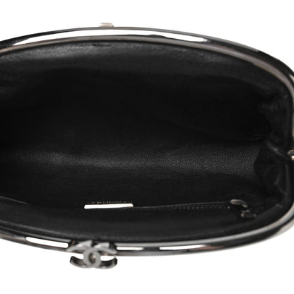 Chanel Python Timeless Clutch Black 4 of 8