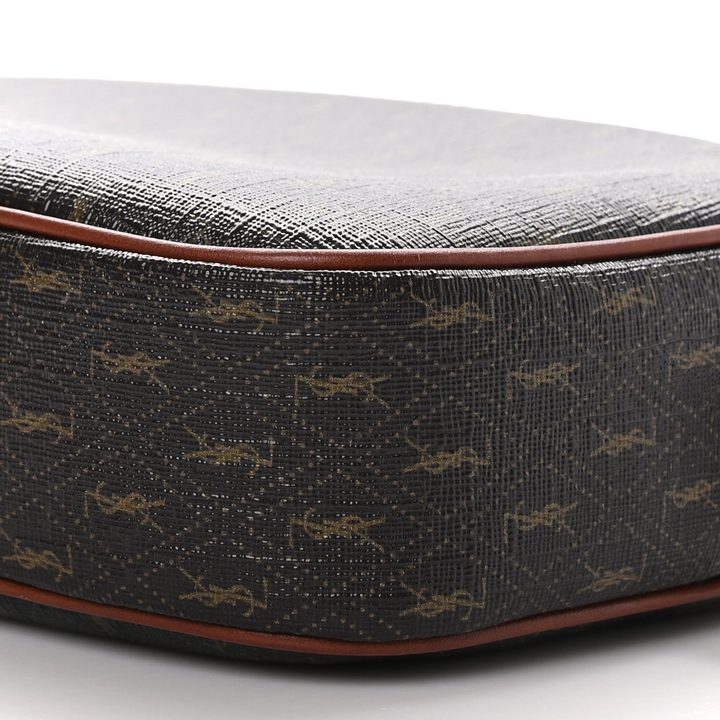 Canvas Smooth Calfskin Le Monogramme Small Camera Bag Chestnut