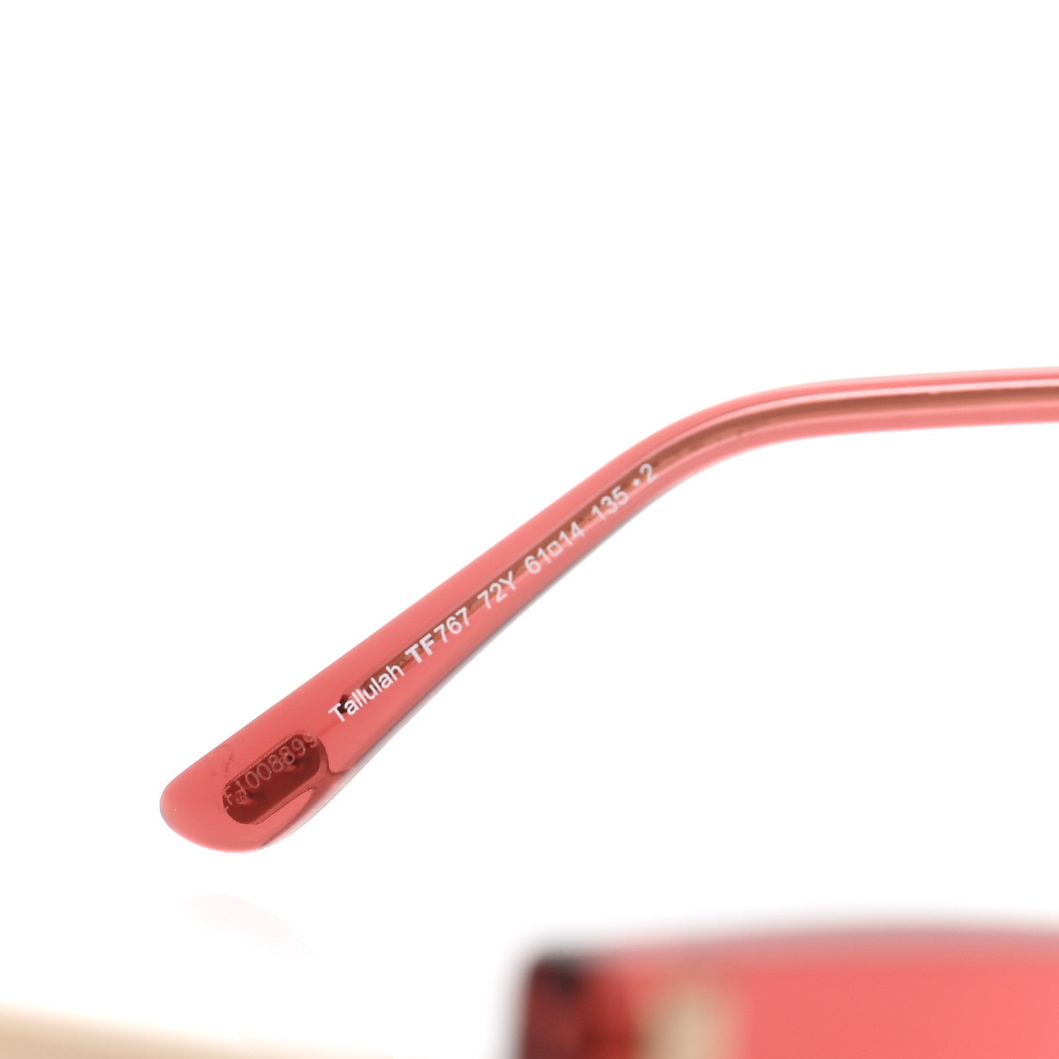 Tom Ford Acetate Tallulah TF767 Sunglasses Red 7 of 8