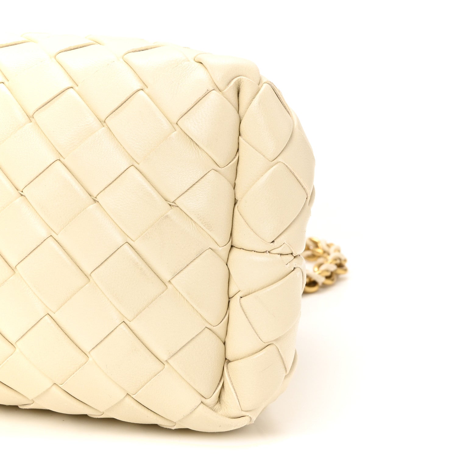 Bottega Veneta Nappa Intrecciato Teen The Lauren 1980 Clutch With Chain String 9 of 9