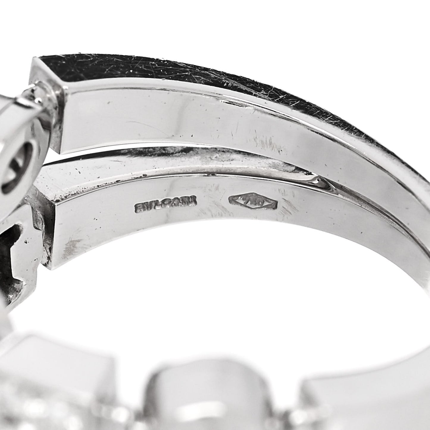 18K White Gold Diamond Lucia Ring 53 6.5