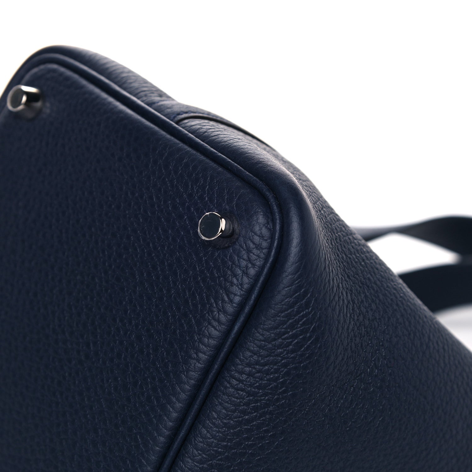 Hermes Taurillon Clemence Picotin Lock 18 PM Bleu Nuit 11 of 12