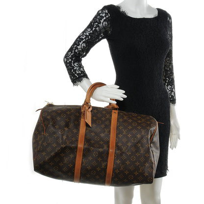 Louis Vuitton Monogram Keepall 50 2 of 7