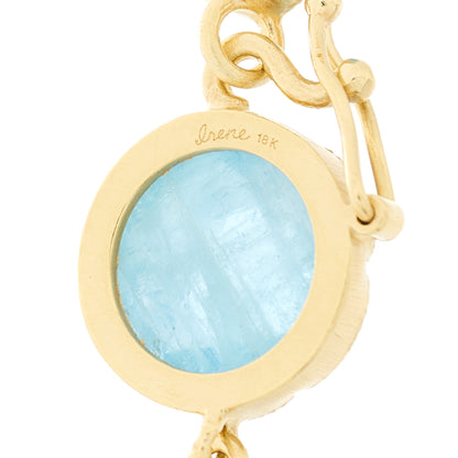 Irene Neuwirth 18K Yellow Gold Aquamarine Link Bracelet 3 of 3