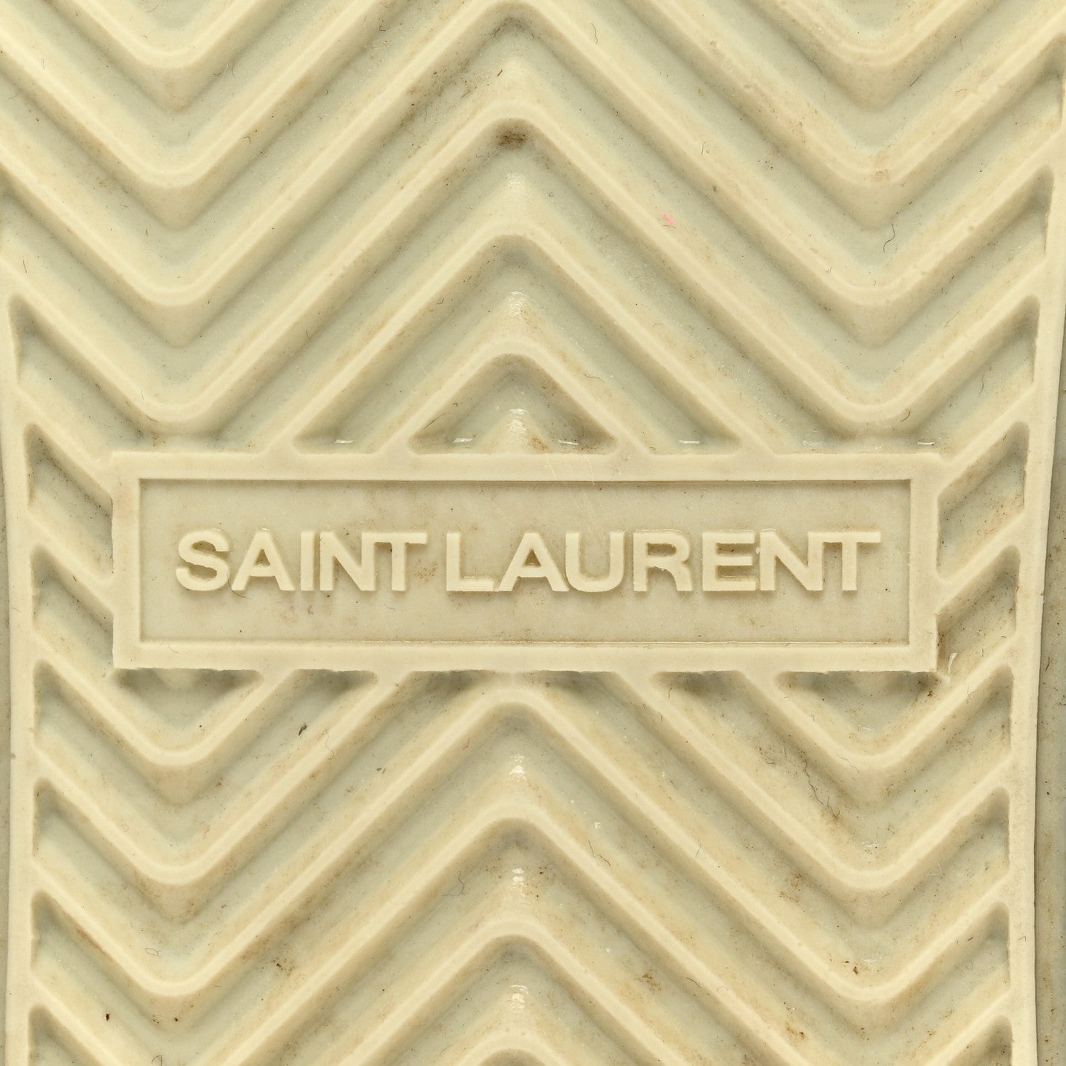 Saint Laurent Calfskin Perforated Womens Sneakers 37 White 7 of 9