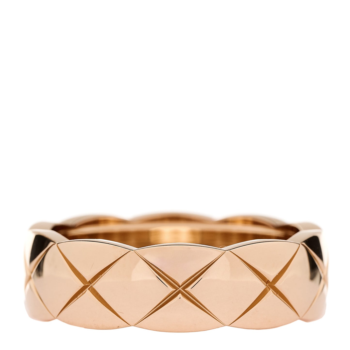 18K Beige Gold Small Coco Crush Ring 60 9.25