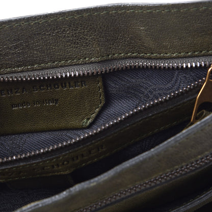 Proenza Schouler Lambskin Large PS1 Satchel Military 9 of 14