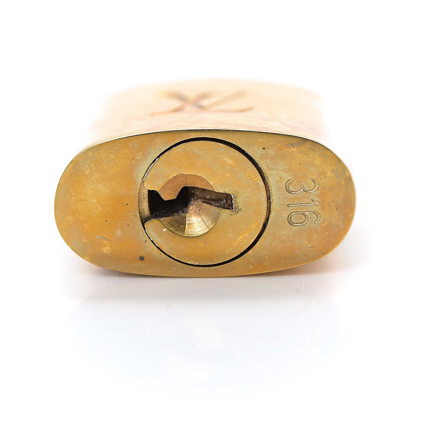 Brass Lock and 2 Keys Set #316