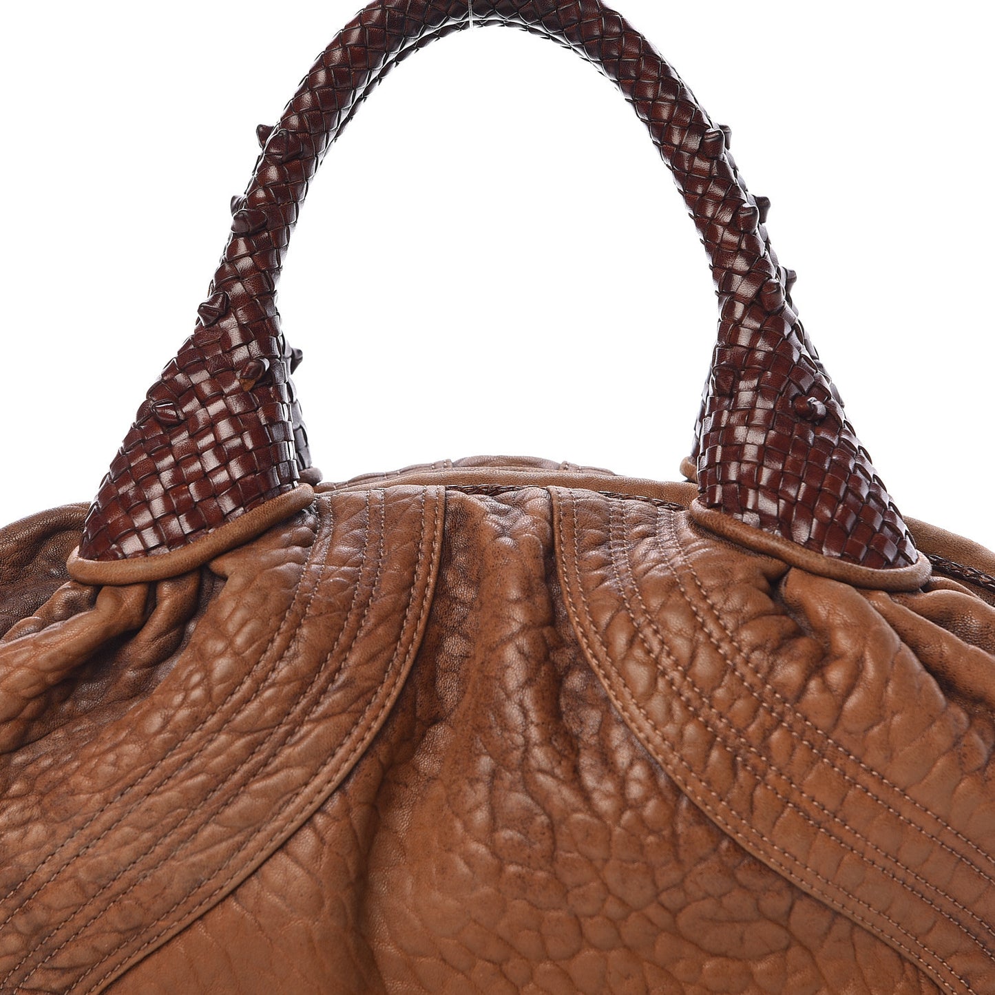 Nappa Nuvolata Spy Bowler Cognac