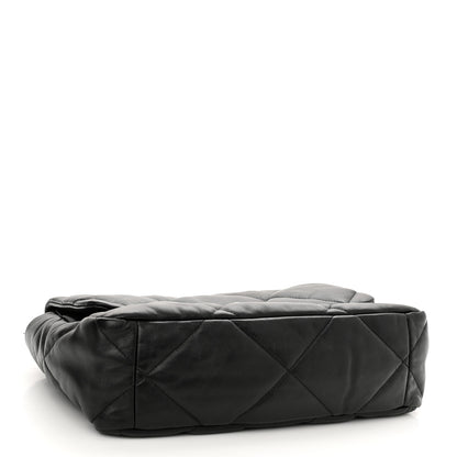 Chanel Lambskin Quilted Large Chanel 19 Flap Black 4 of 10