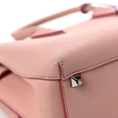 MCM Grained Calfskin Medium Milla Tote Pink Blush 10 of 12