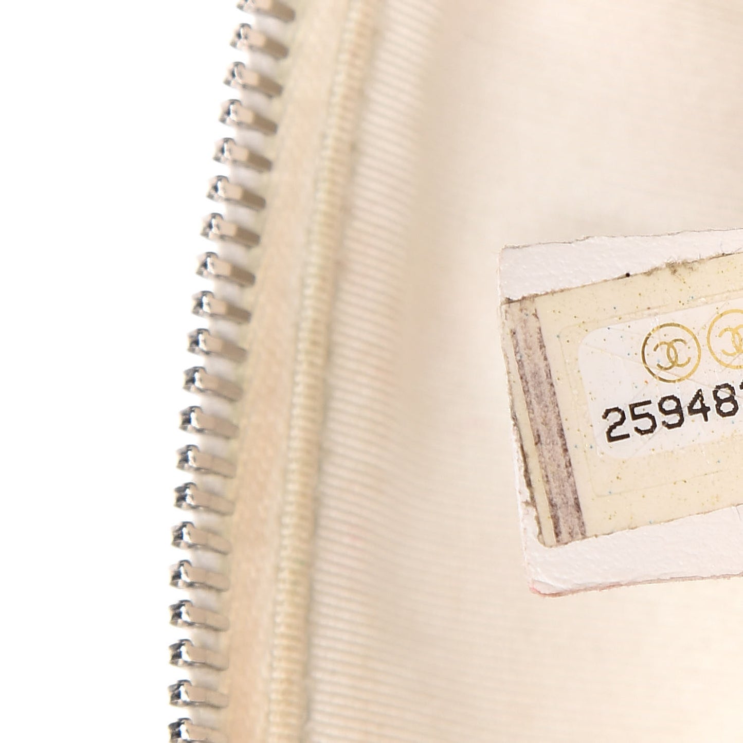 Crumpled Calfskin PVC Quilted Backpack White