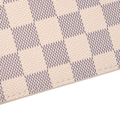Louis Vuitton Damier Azur Neverfull MM GM Pochette Rose Ballerine 9 of 9