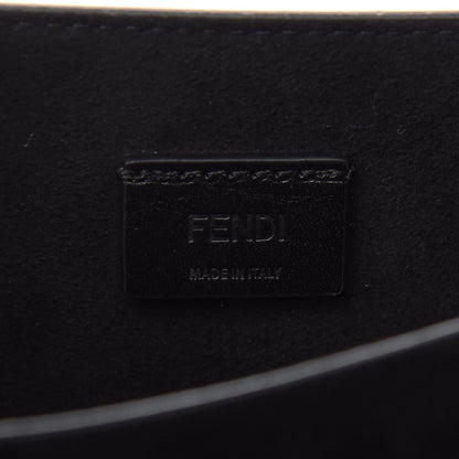 Fendi Vitello Vernice Mou Karligraphy Crossbody Bag Black 6 of 10