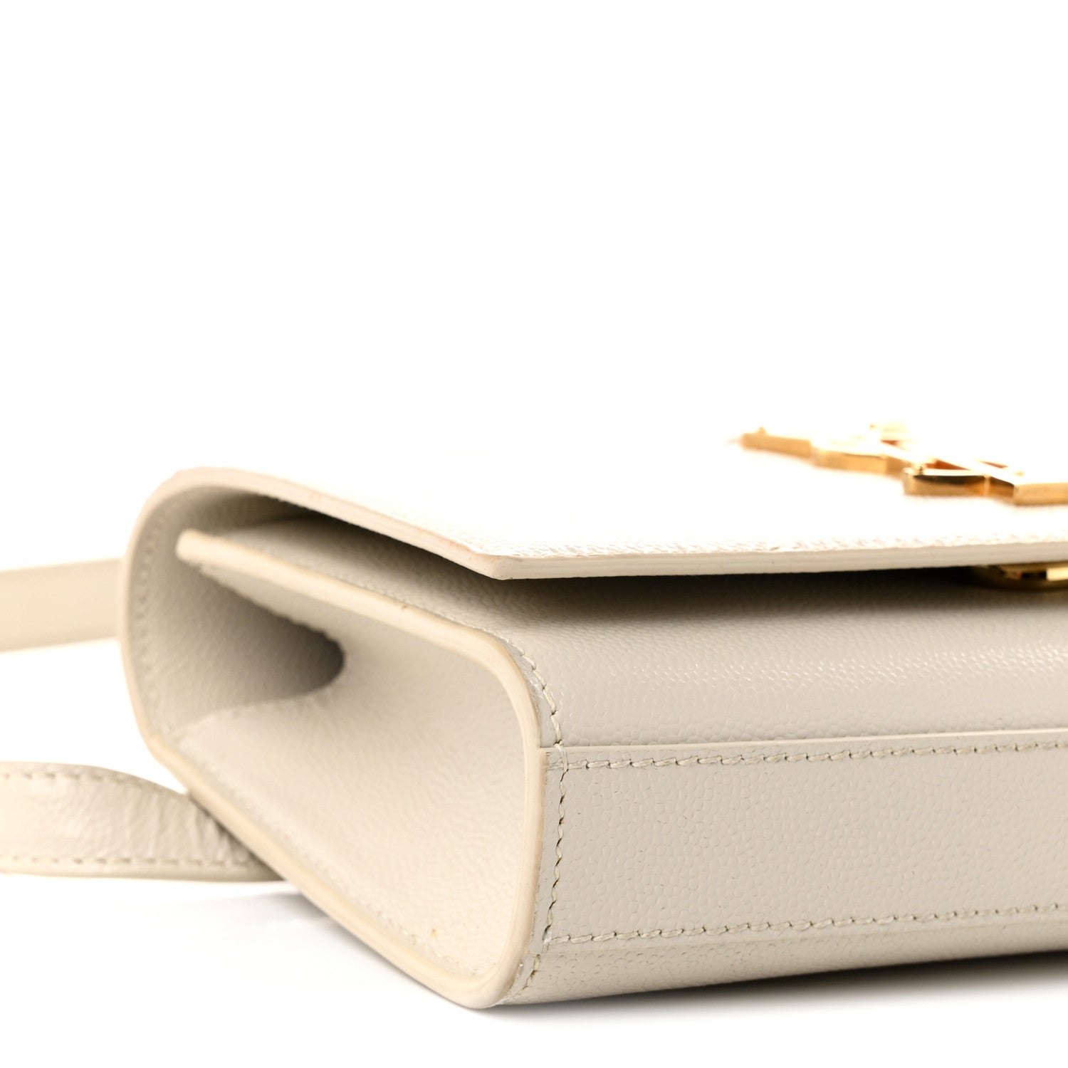 Saint Laurent Grain De Poudre Monogram Kate Belt Bag Crema Soft 7 of 8