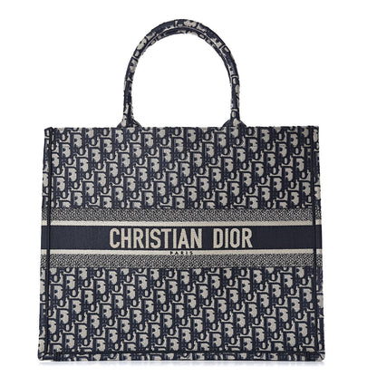 Christian Dior Oblique Book Tote Blue Multicolor 1 of 11