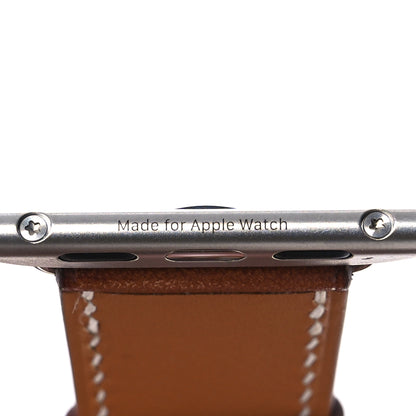 Hermes Barenia 42mm Apple Watch Single Tour Band  Fauve 9 of 11