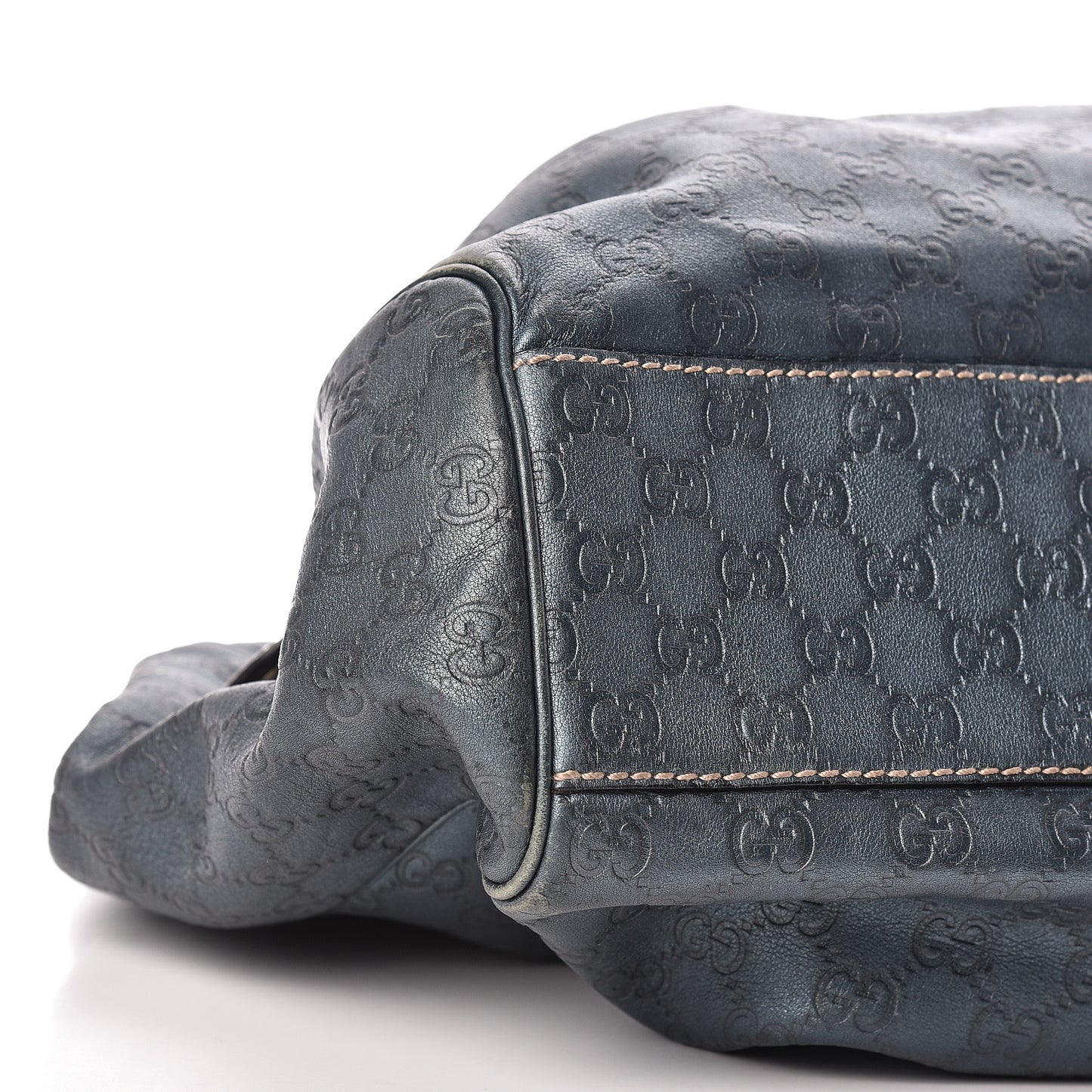 Metallic Guccissima Large Sukey Tote