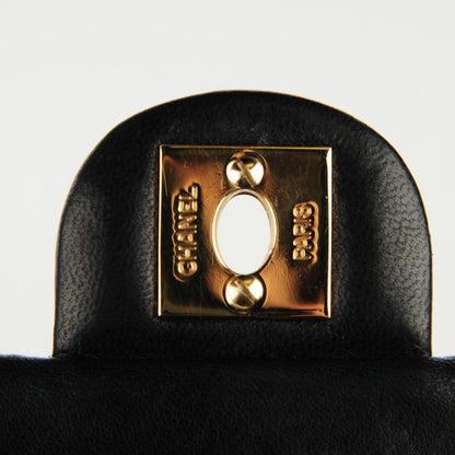 Chanel Lambskin Quilted Mini Square Flap Black 12 of 18