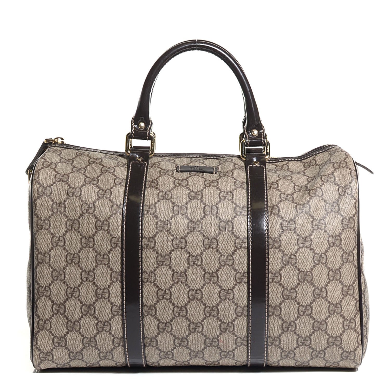 Gucci GG Plus Monogram Medium Joy Boston Dark Brown 1 of 7