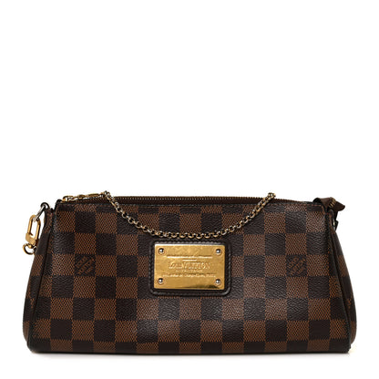 Louis Vuitton Damier Ebene Eva Clutch 1 of 8